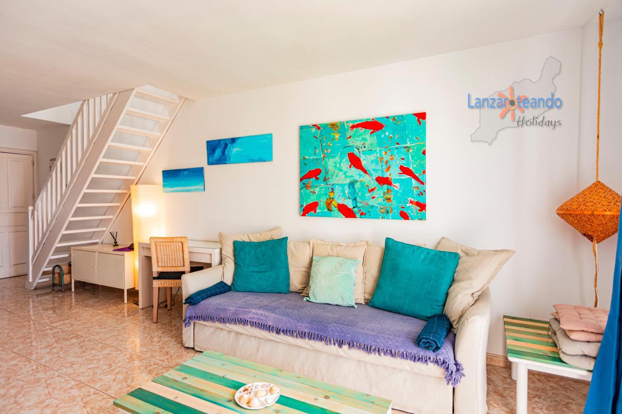 Vivienda Vacacional Sunny - Duplex Apartment 2Beds 2 Baths Costa Teguise Exterior foto