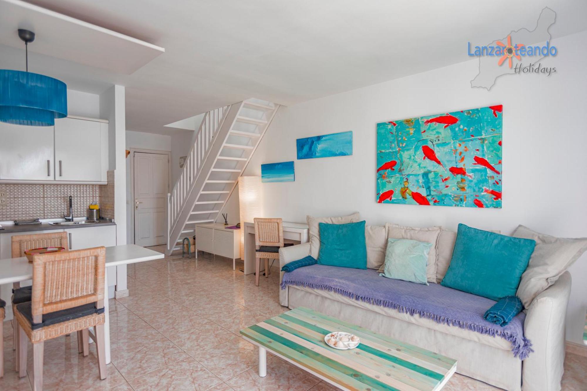 Vivienda Vacacional Sunny - Duplex Apartment 2Beds 2 Baths Costa Teguise Exterior foto